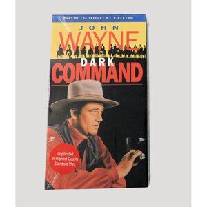 Dark Command John Wayne Gabby Hayes VHS Republic Pictures Digital Color SEALED